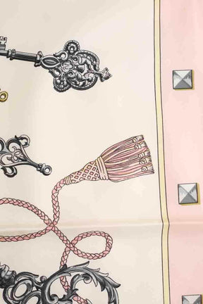 Carré Hermès Rose en Soie