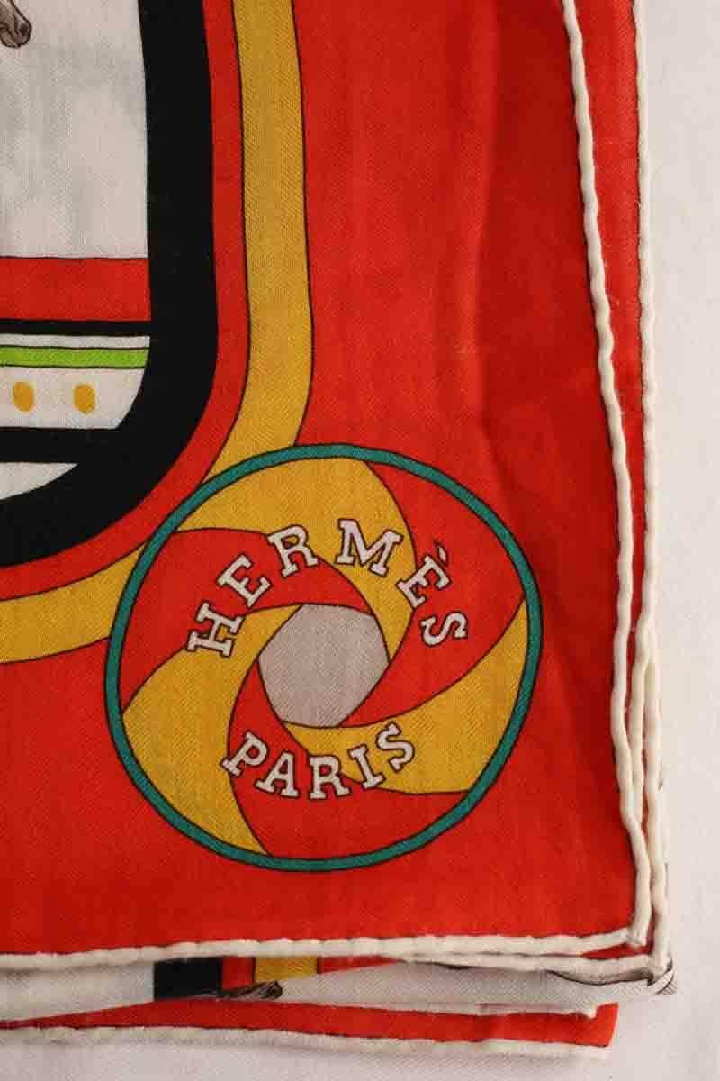 Carré Hermès Séquences Multicolore en Cachemire