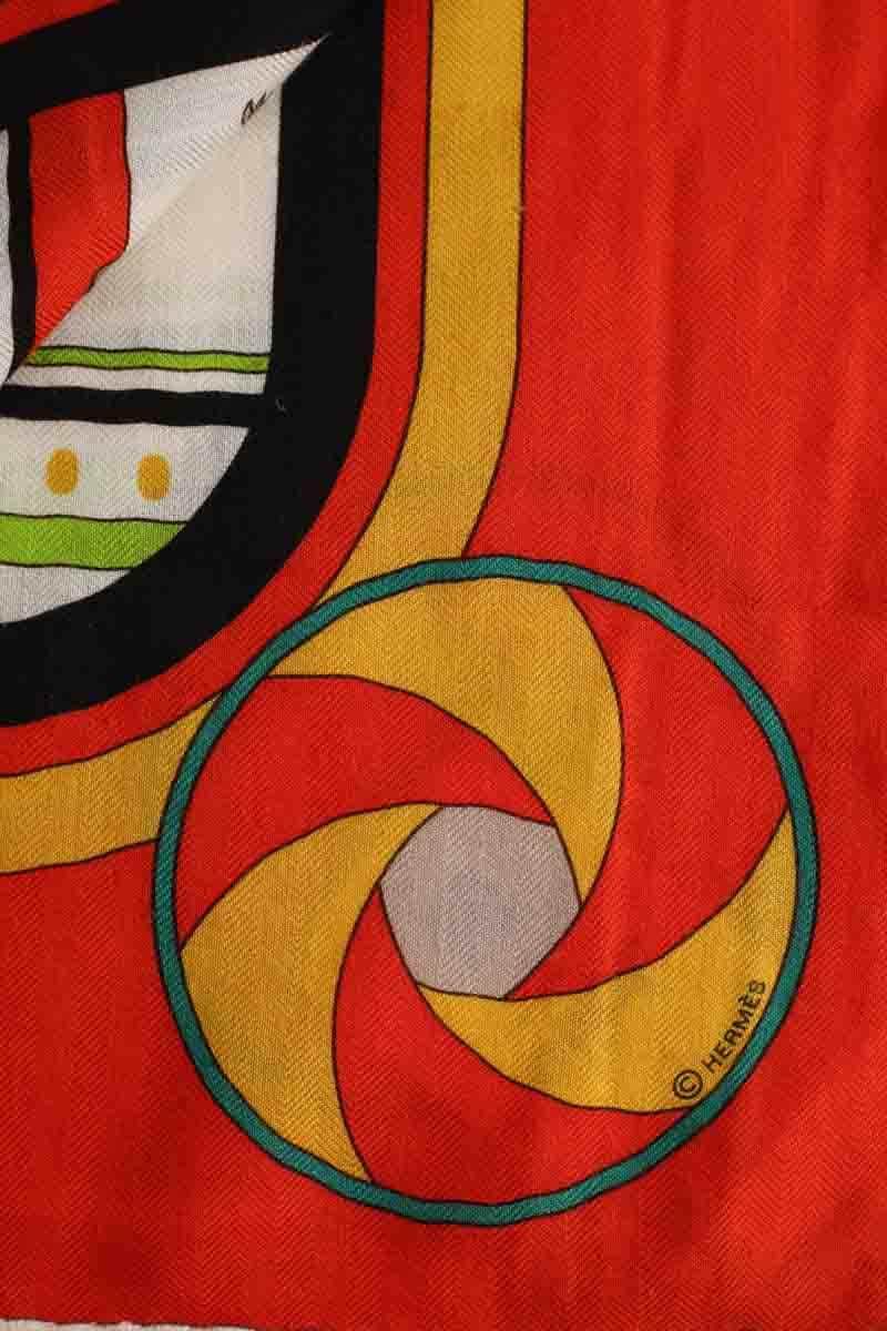 Carré Hermès Séquences Multicolore en Cachemire