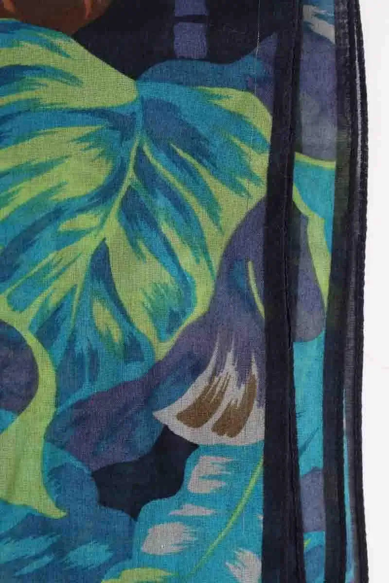Carré Kenzo Bleu en Coton
