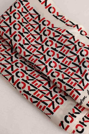 Carré Kenzo Rouge en Soie