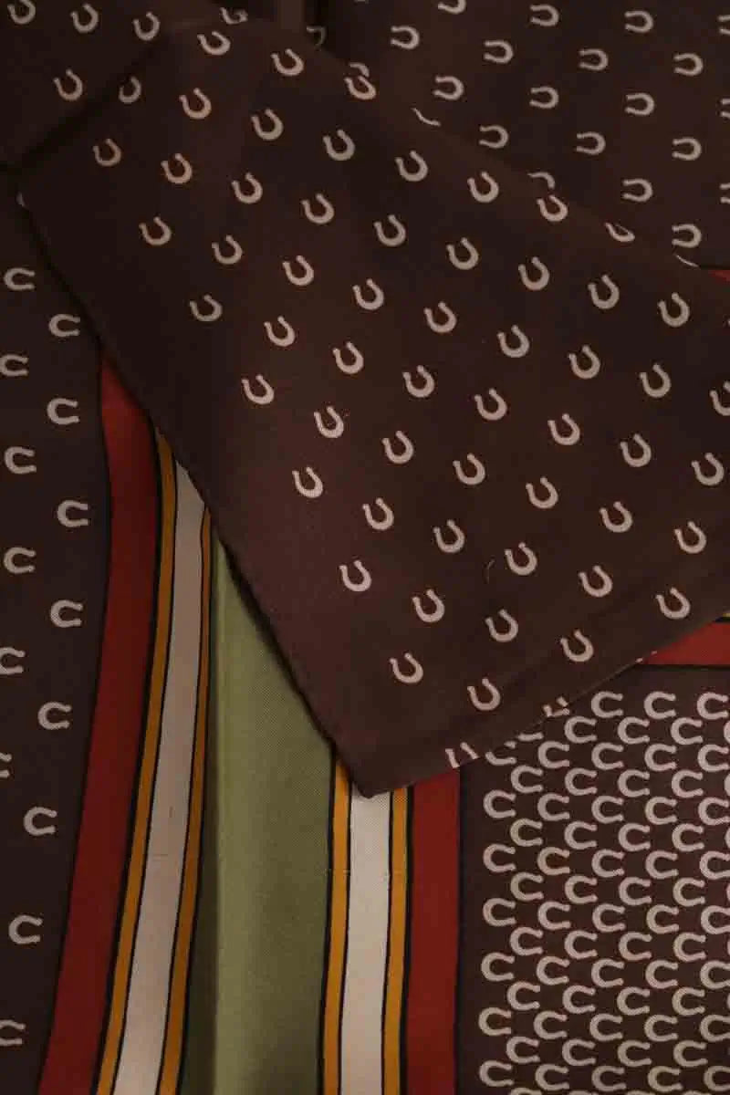 Carré Lancel Marron en Soie