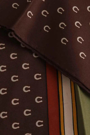 Carré Lancel Marron en Soie