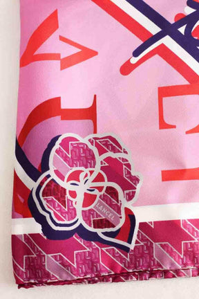 Carré Lancel Rose en Soie