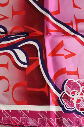Carré Lancel Rose en Soie