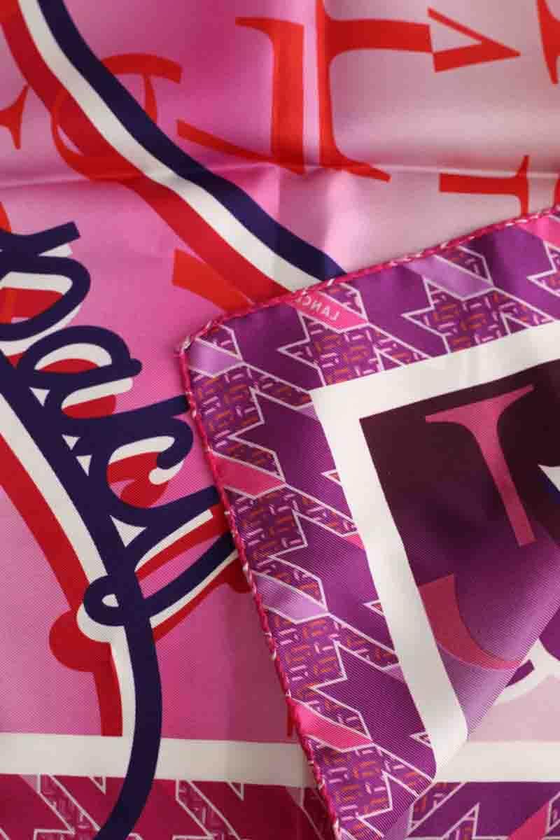 Carré Lancel Rose en Soie