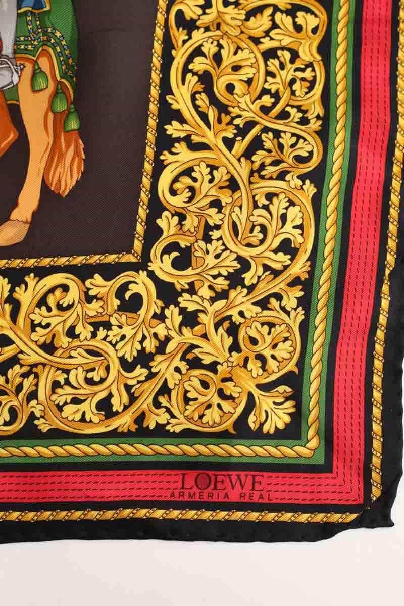 Carré Loewe Multicolore en Soie