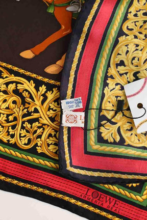 Carré Loewe Multicolore en Soie