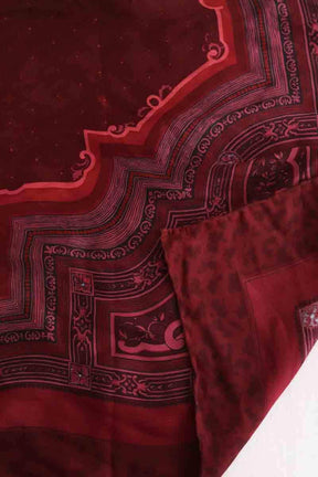 Carré Louis Vuitton Bordeaux en Soie