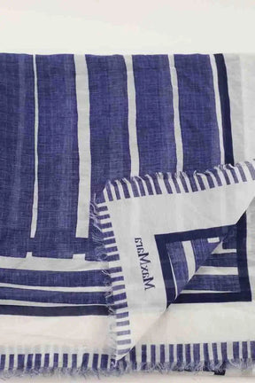 Carré Max Mara Bleu en Coton