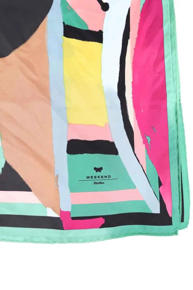Carré Max Mara Multicolore en Soie