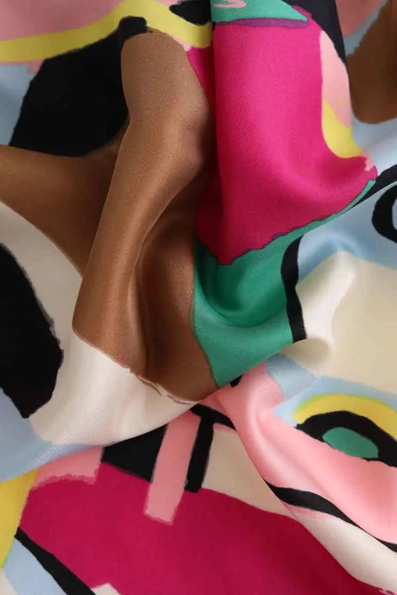 Carré Max Mara Multicolore en Soie