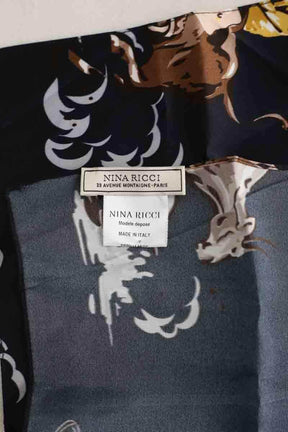 Carré Nina Ricci Marine en Soie