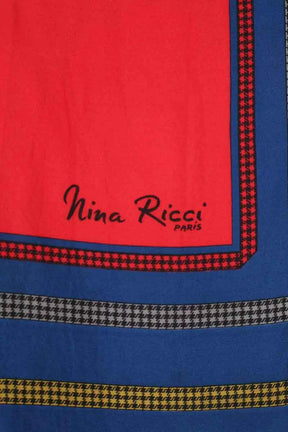 Carré Nina Ricci Marine en Soie