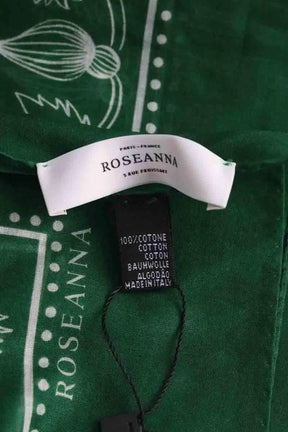 Carré Roseanna Vert en Coton