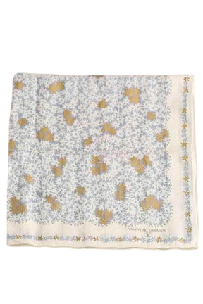 Carré Valentino Blanc en Coton - Seconde Main