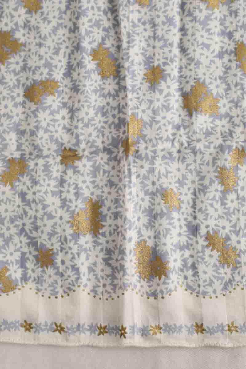 Carré Valentino Blanc en Coton