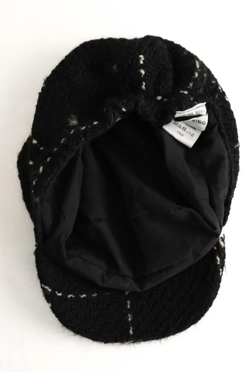 Casquette Anine Bing Noir en Laine