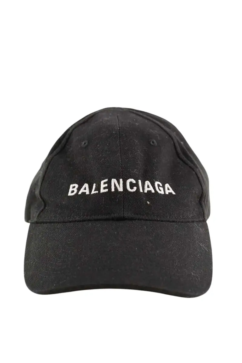 Casquette Balenciaga Noir en Coton, taille L - Seconde Main