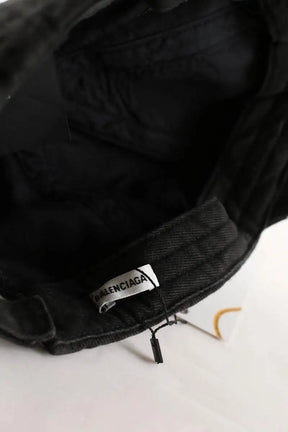 Casquette Balenciaga Noir en Coton