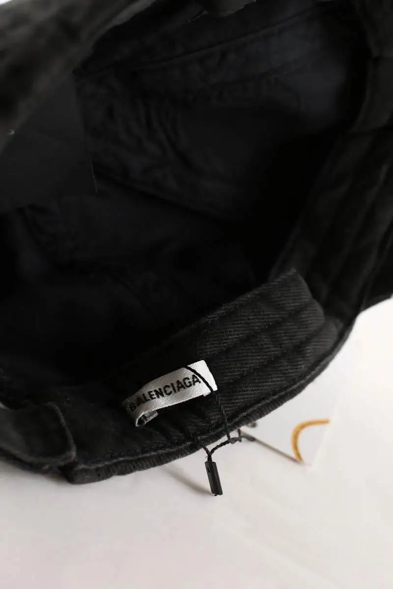 Casquette Balenciaga Noir en Coton