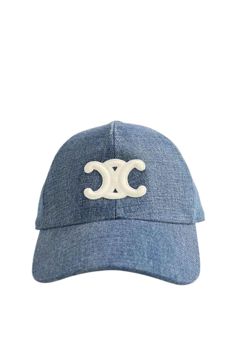 Casquette Celine Bleu en Coton, taille M - Seconde Main