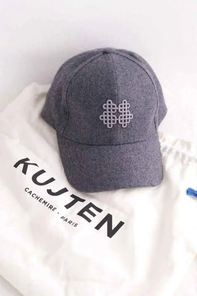Casquette Kujten Anthracite en Cachemire