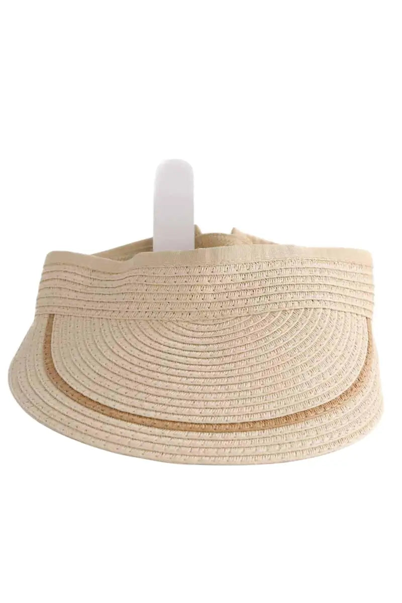 Casquette Melissa Odabash Beige en Osier, taille TU - Seconde Main