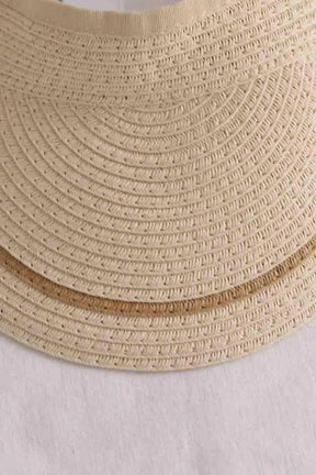 Casquette Melissa Odabash Beige en Osier