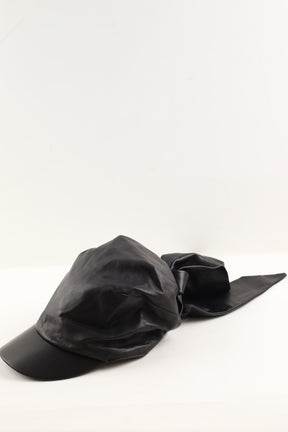 Casquette Polène Noir en Cuir