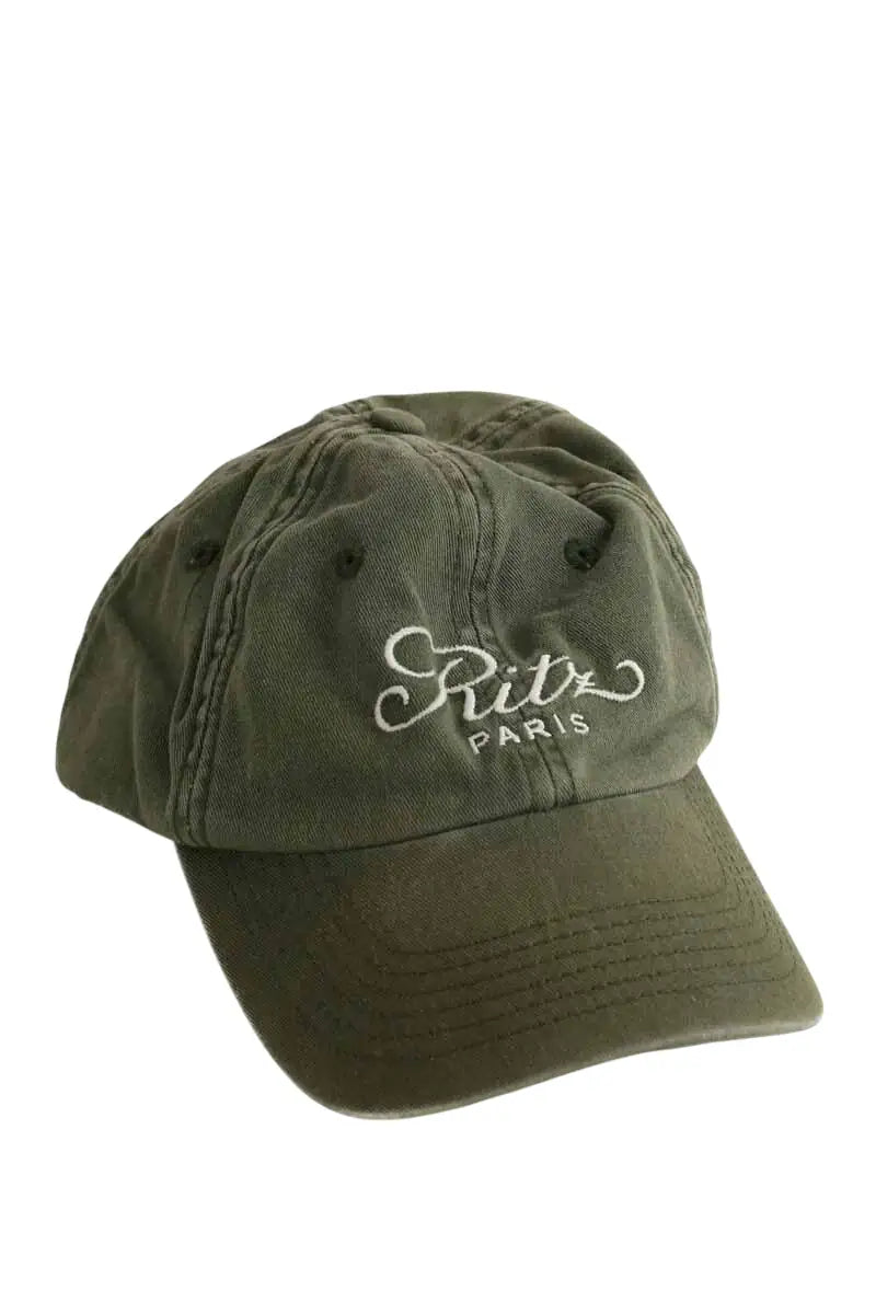 Casquette Ritz Paris Kaki en Coton, taille TU - Seconde Main