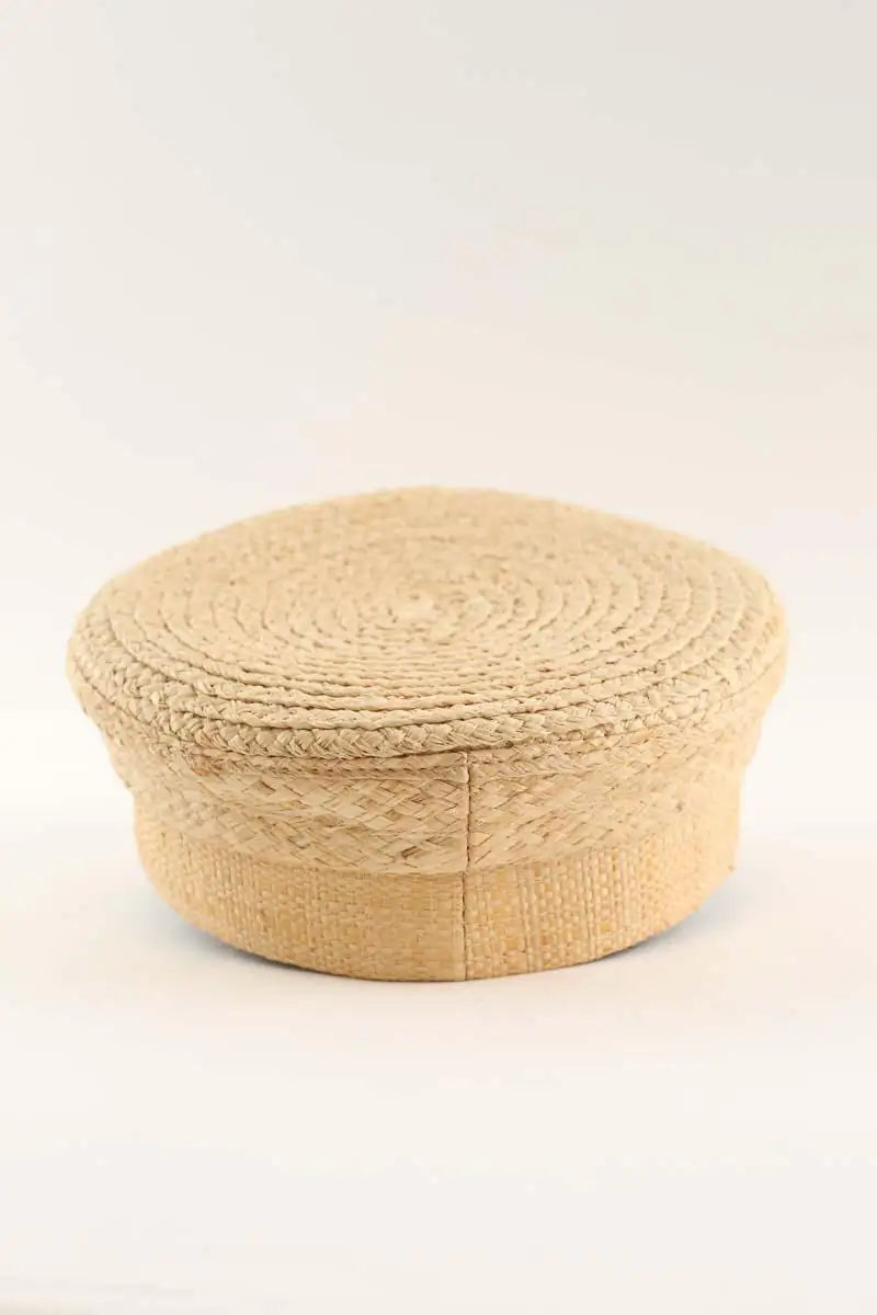 Casquette Ruslan Baginskiy Beige en Osier