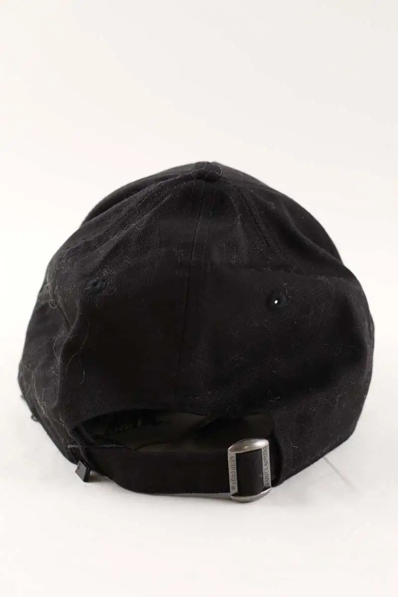 Casquette Saint Laurent Noir en Coton