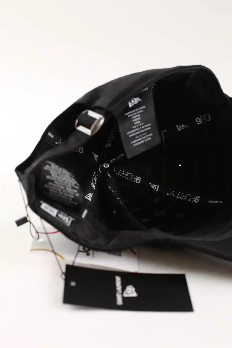Casquette Saint Laurent Noir en Coton