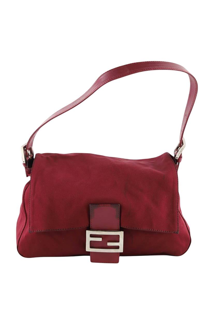 Sacs porté épaule Fendi Mamma Baguette Bordeaux