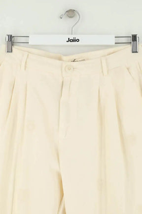 Pantalon large Maison Hotel Beige en Coton