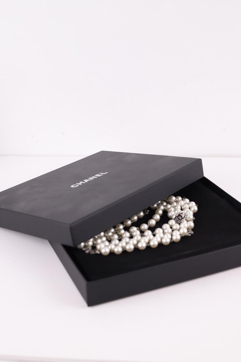 Collier Chanel  Blanc