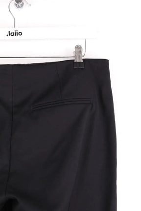 Pantalon droit The Kooples Noir en Laine