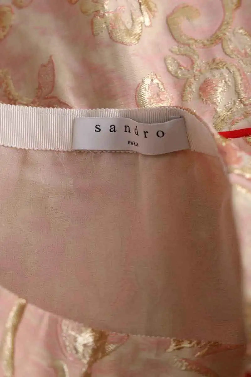 Jupe Sandro Rose en Synthétique