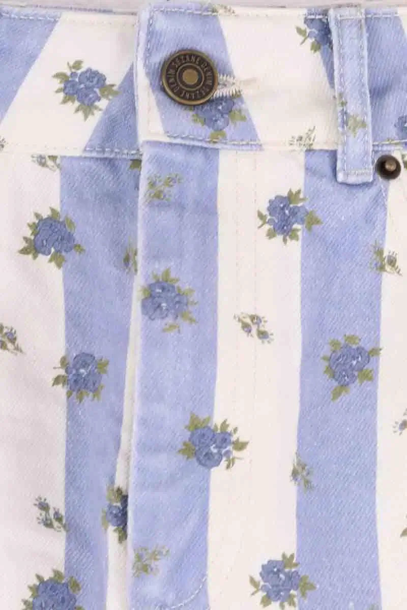 Jupe Sézane Bleu en Coton