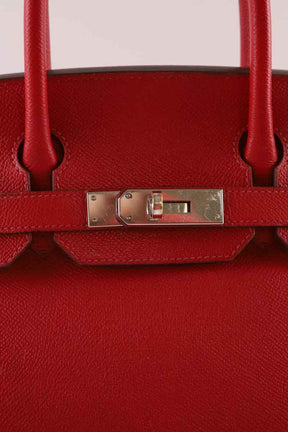 Sac à main Hermès Birkin 30 Rouge