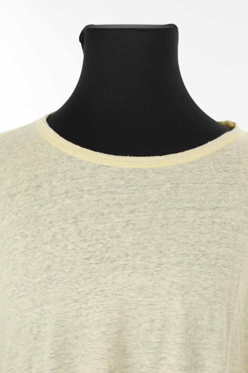 T-shirt Majestic Filatures  Jaune