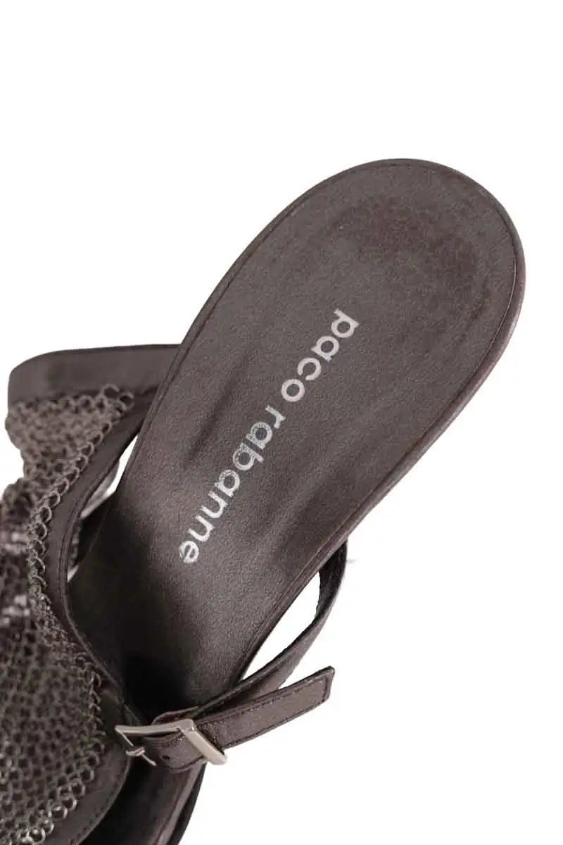 Talons Paco Rabanne Argent en Plastique