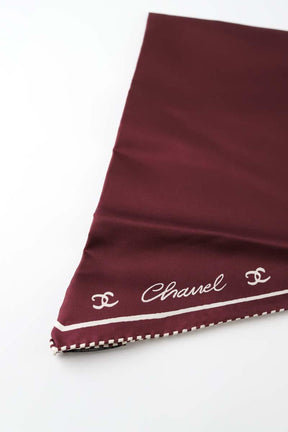 Foulard Chanel  Bordeaux