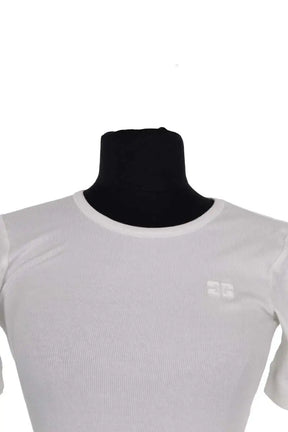 T-shirt Ganni Blanc en Coton