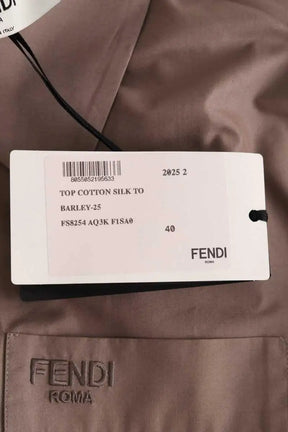 Chemise Fendi Marron en Coton