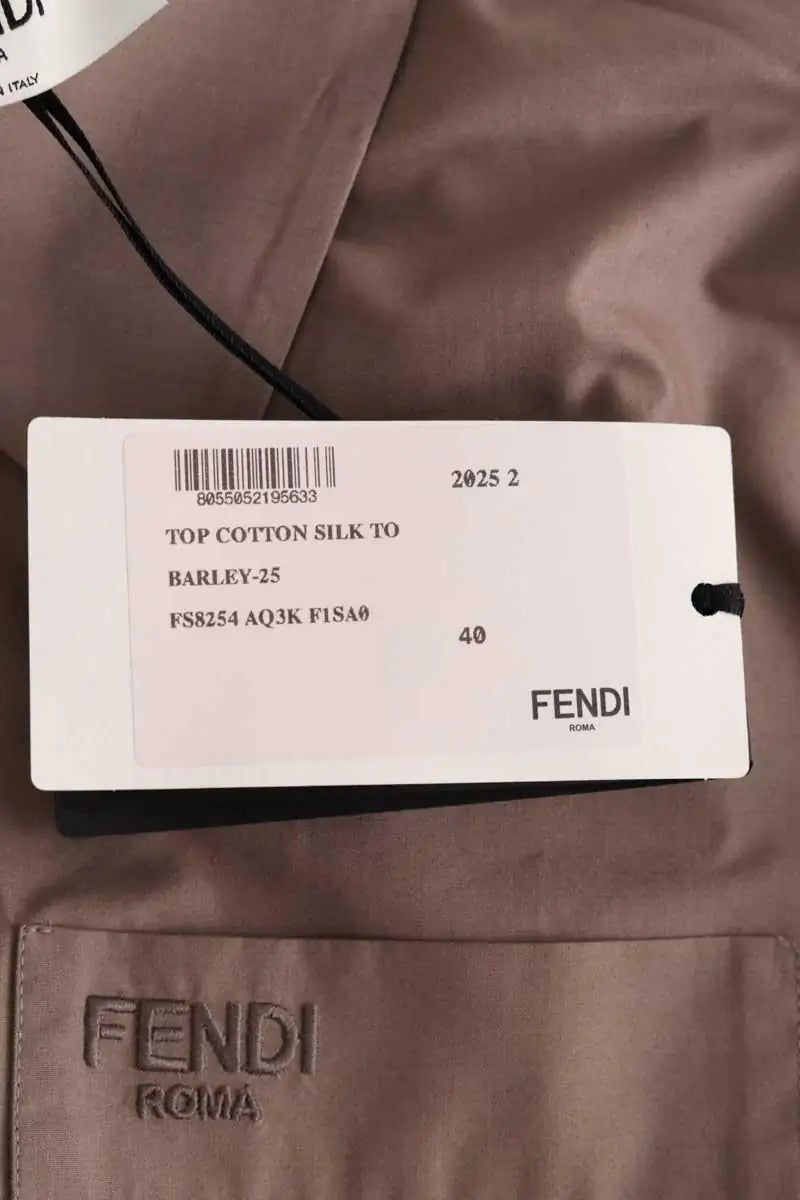 Chemise Fendi Marron en Coton