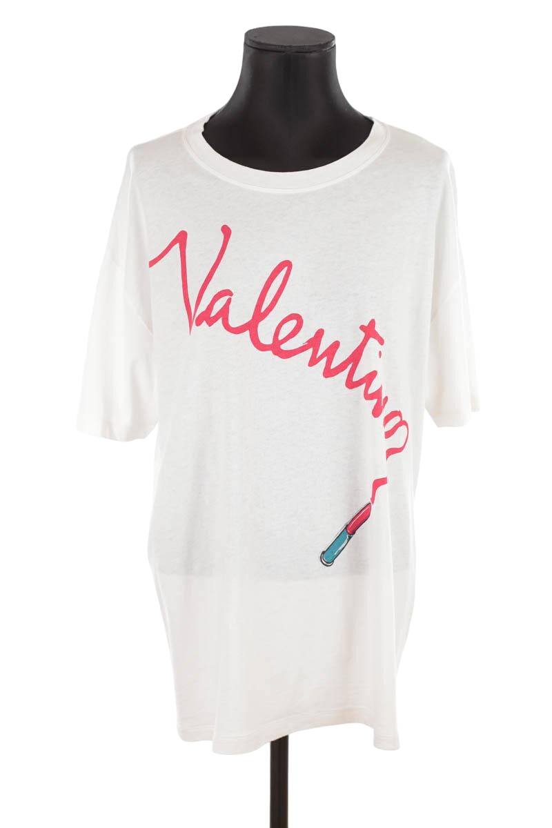 T-shirts Valentino  Blanc