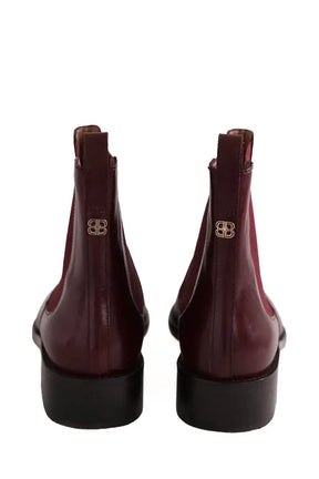 Boots LK Bennett Hattie Bordeaux en Cuir