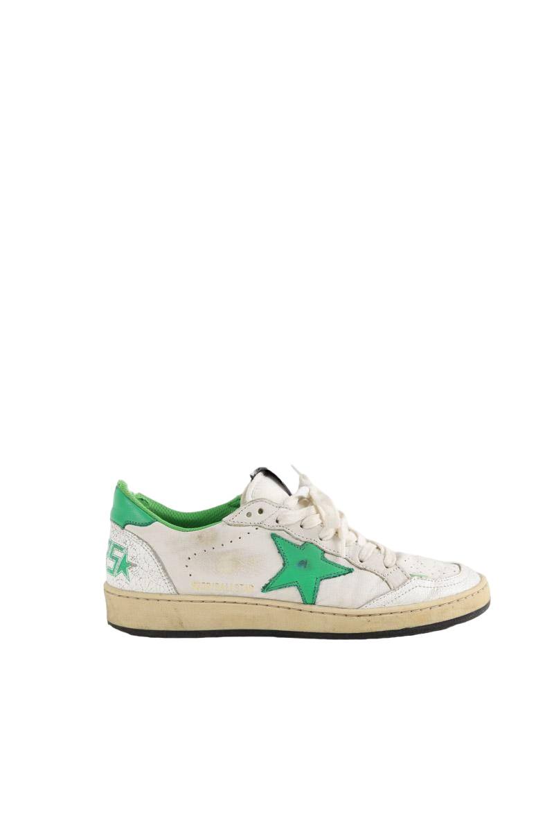 Baskets Golden Goose Ball Star Vert